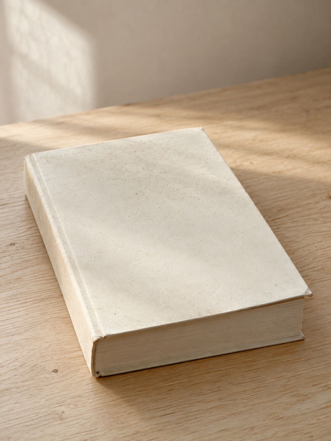 A thick printed guide lying closed and untouched on a desk, a film of dust on its cover and one corner lifted.